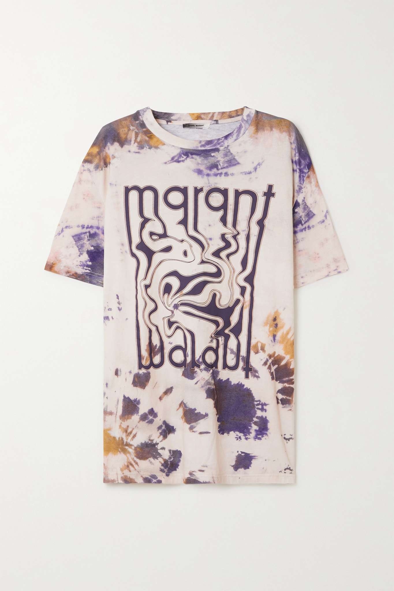 Edwige printed tie-dyed cotton-jersey T-shirt - 1