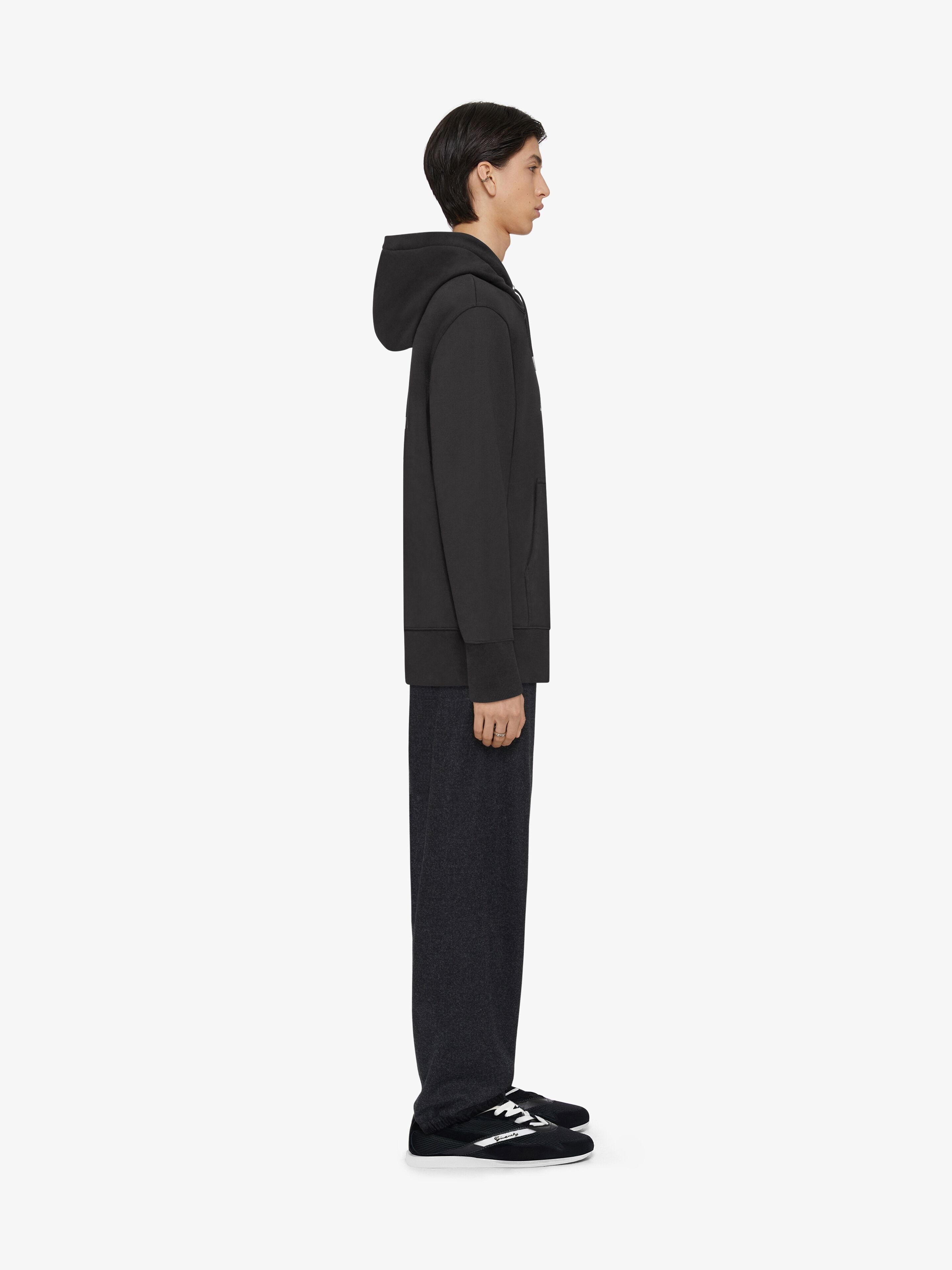 GIVENCHY ARCHETYPE SLIM FIT HOODIE IN FLEECE - 3