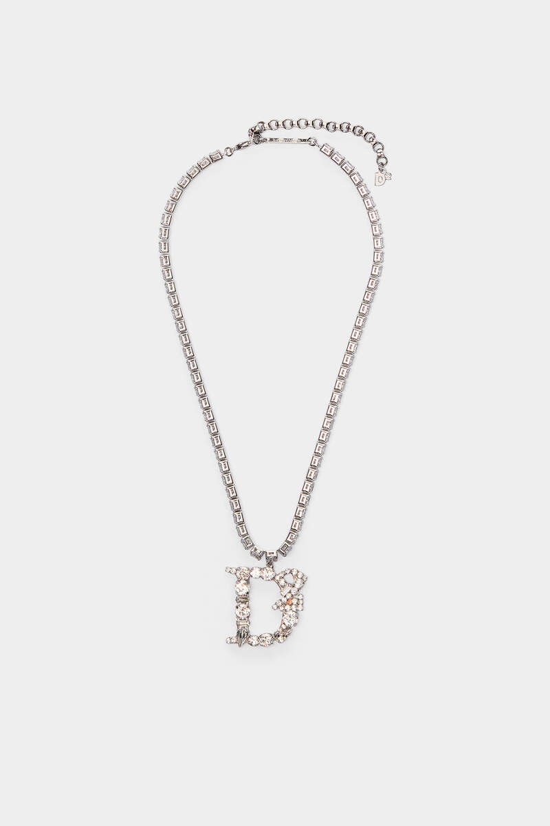 D2 CRYSTAL STATEMENT NECKLACE - 1