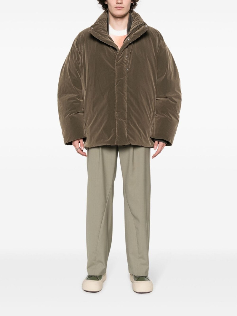 Wooyoungmi funnel-neck padded jacket outlook