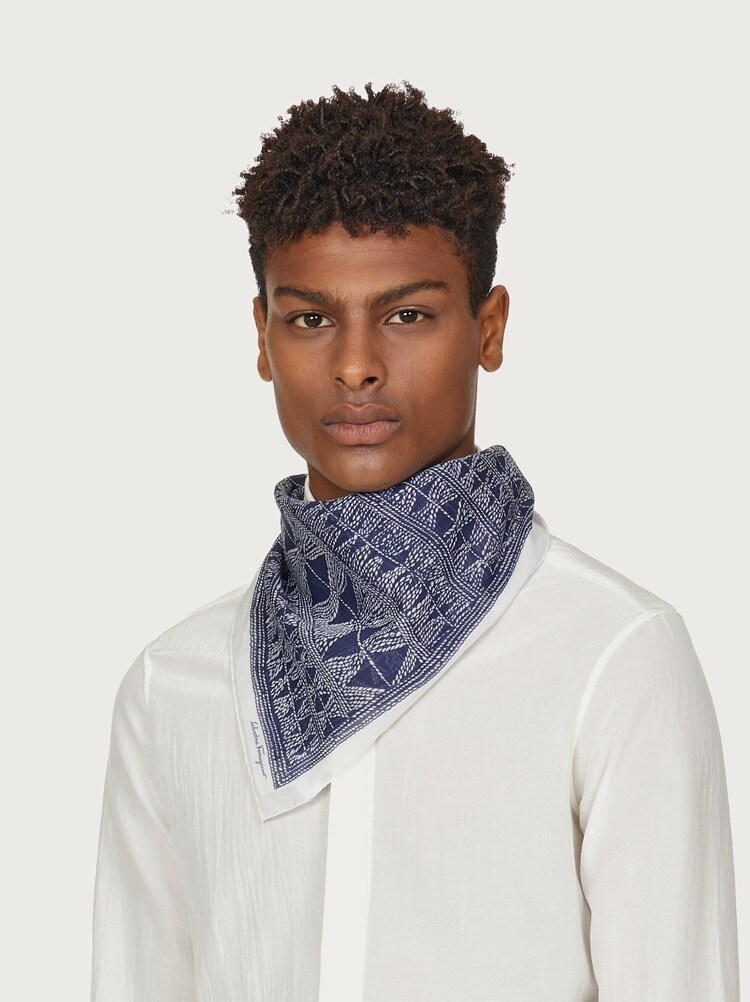 PRINTED SILK SQUARE - 3