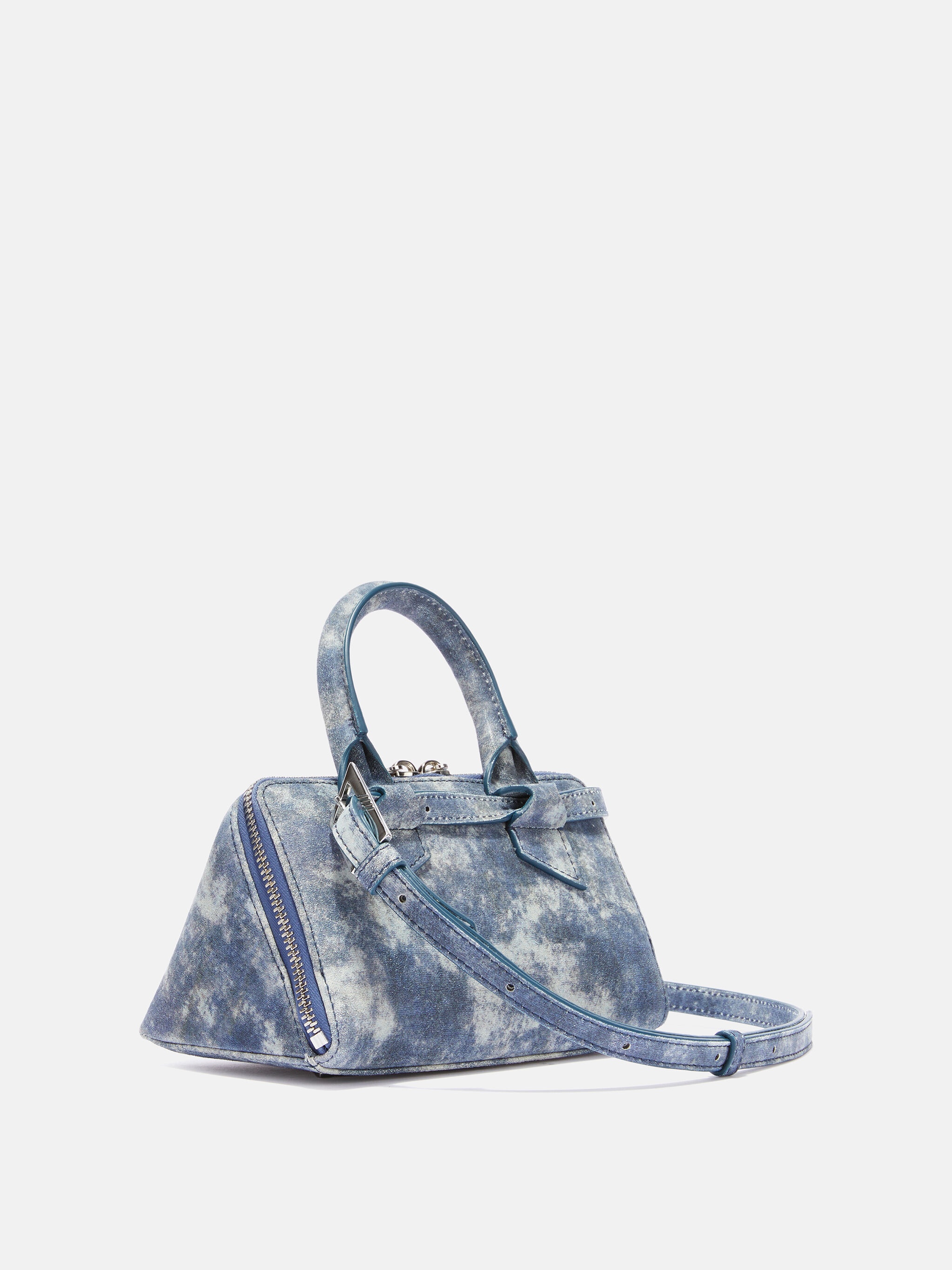 ''FRIDAY'' BLUE DENIM MINI HANDBAG - 3