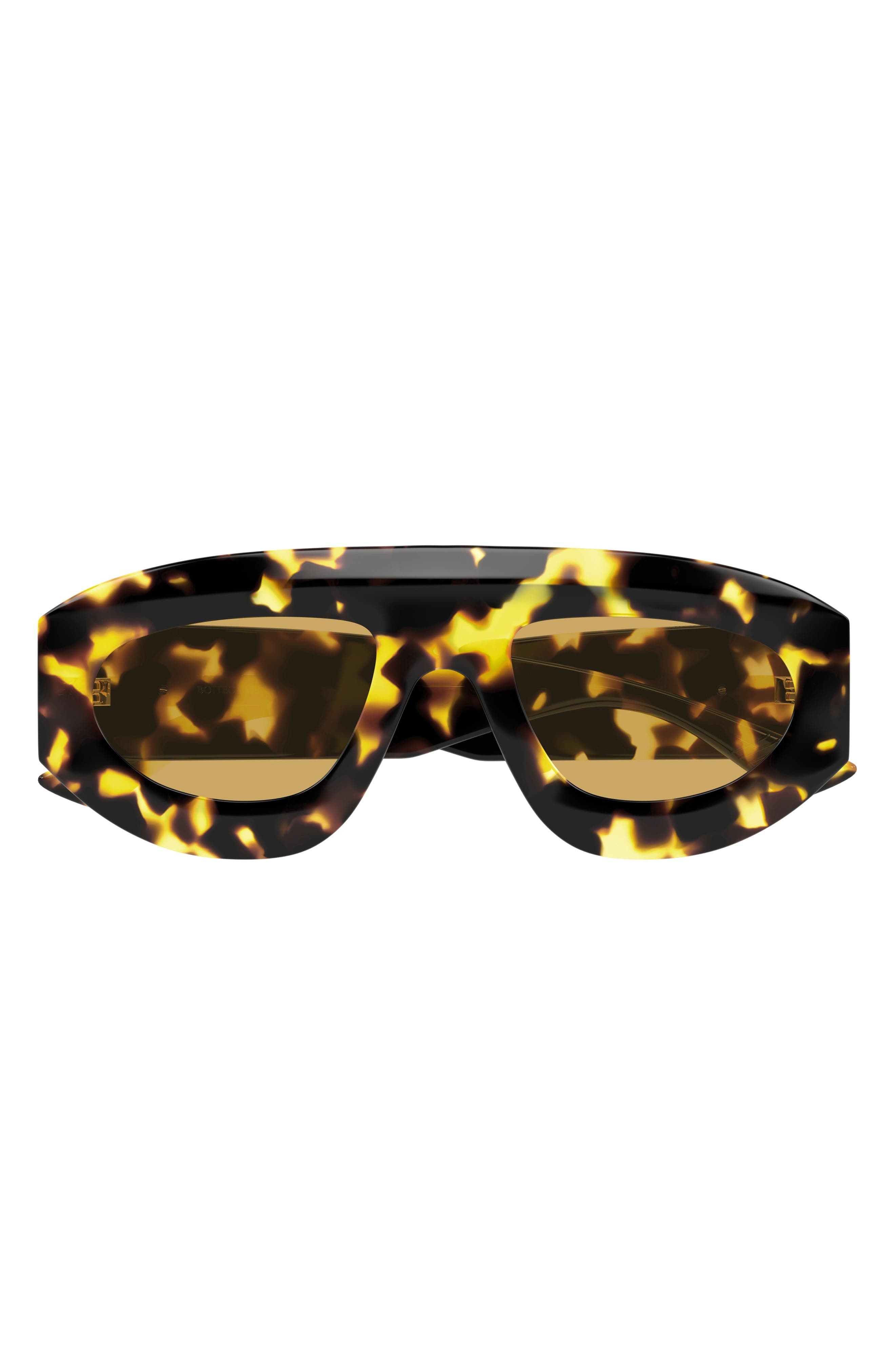 Bottega Veneta 52mm Geometric Sunglasses in Havana at Nordstrom - 1