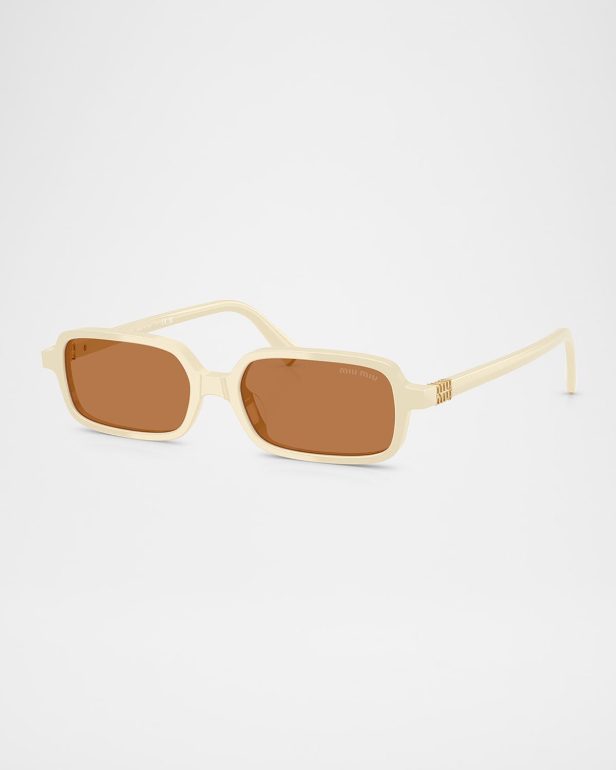 MU 11ZSF Acetate Rectangular Sunglasses - 3