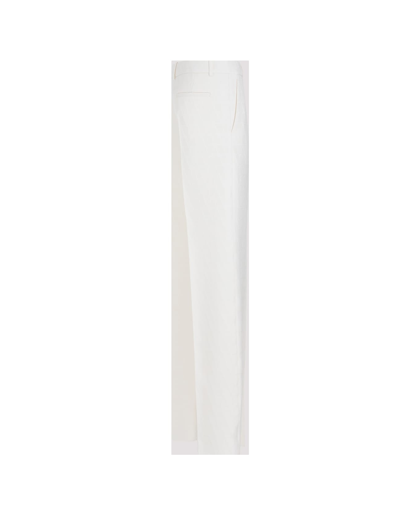 パンツ VALENTINO SS24 CREPE PANTS (4B3RB4M78G5 A03 AVORIO) Valentino Crepe Pants | italist | REVERSIBLE