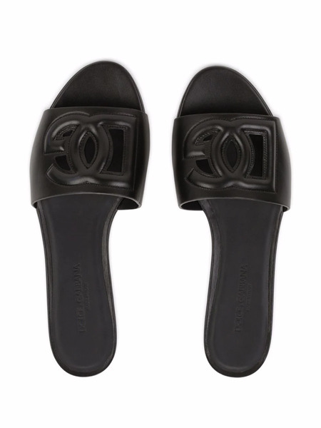 DG Millennials slide sandals with logo - 4