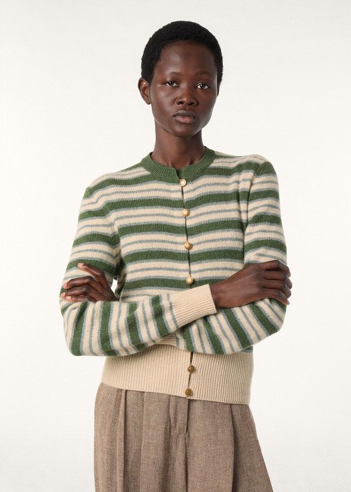 Fobello Stripes Cardigan - 4