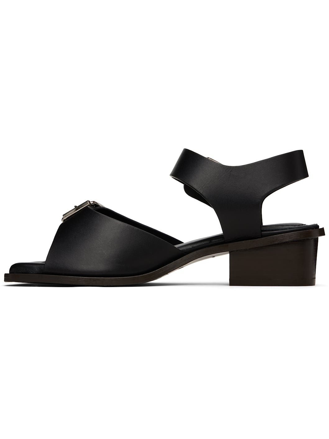 Black Square 35 Heeled Sandals - 3
