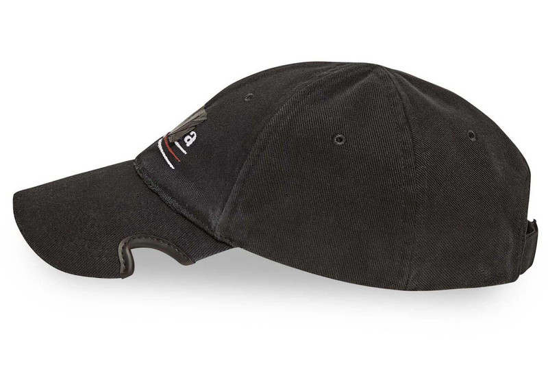 Balenciaga Gaffer Cap Black 3