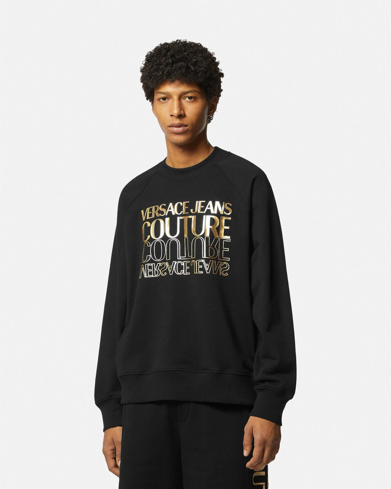 Upside Down Logo Sweatshirt 4