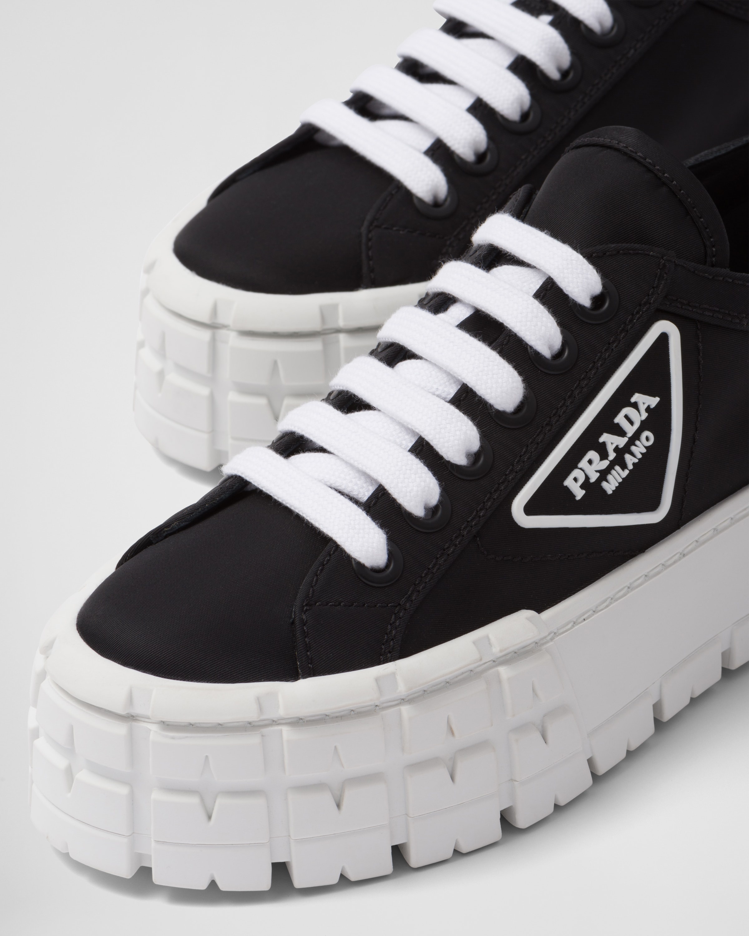 Double Wheel Re-Nylon gabardine sneakers - 5