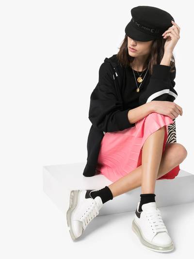 Alexander McQueen oversized leather platform sneakers outlook