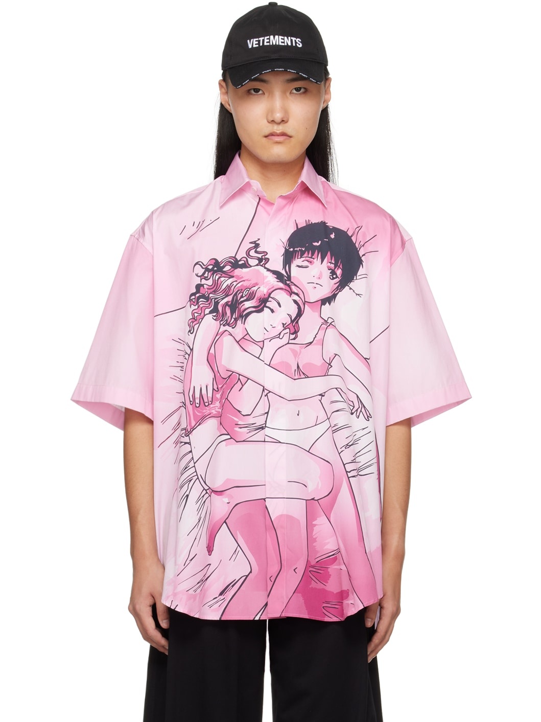 Pink Anime Shirt - 1