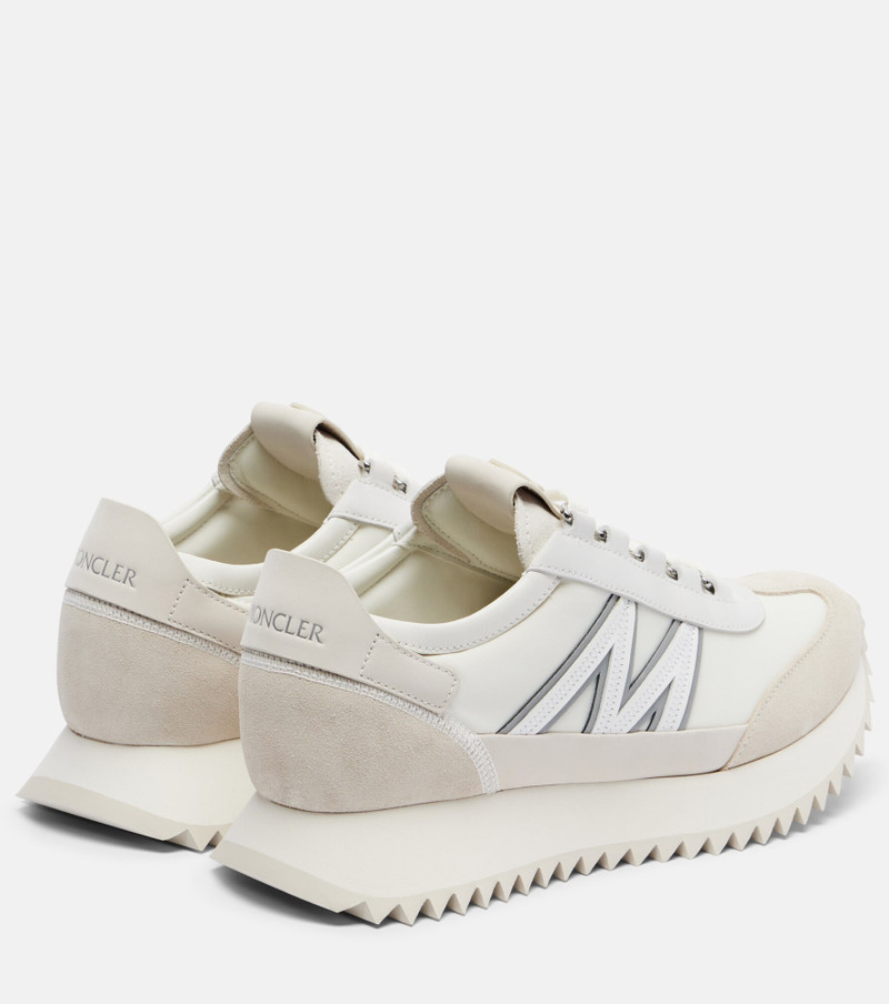 Moncler Pacey2 suede-trimmed sneakers outlook