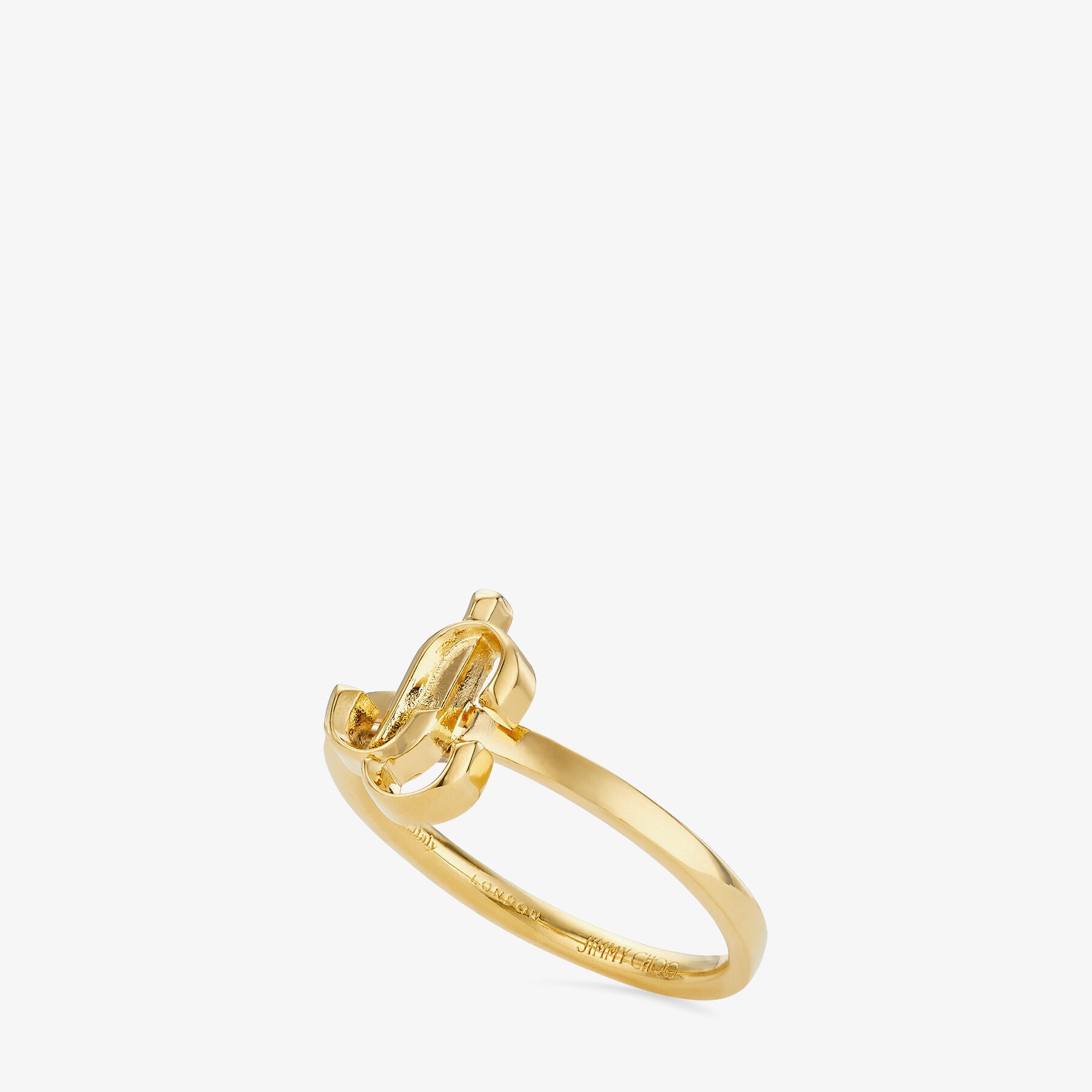 JC Ring
Gold-Finish Metal Ring with JC Initials - 4