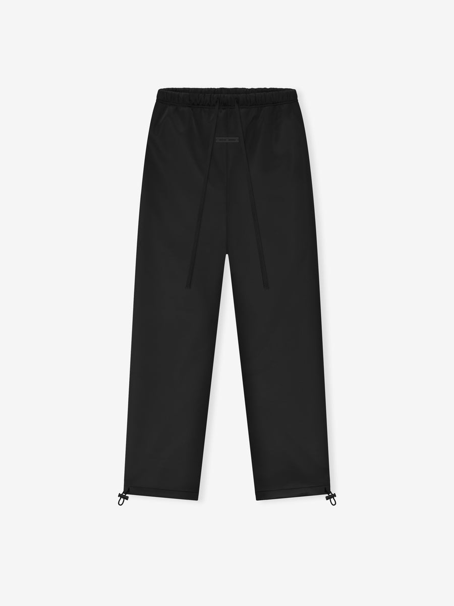 Bonded Satin Relaxed Track Pant - 4