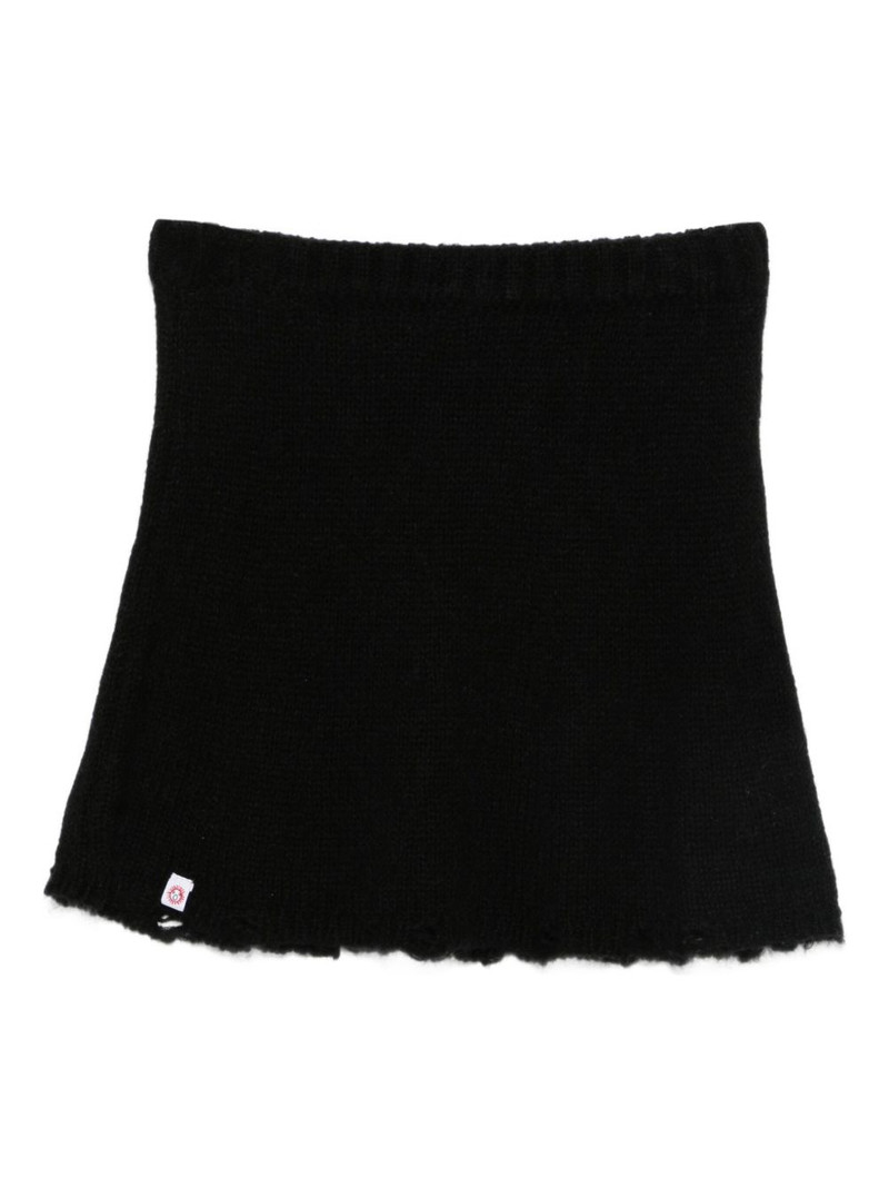knitted mini skirt 1