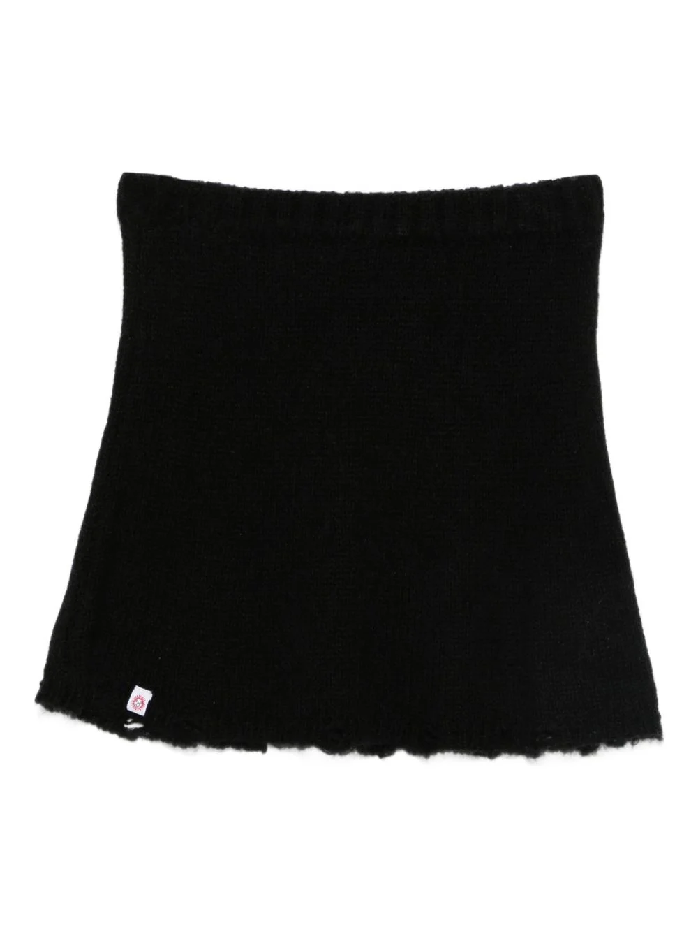 knitted mini skirt - 1