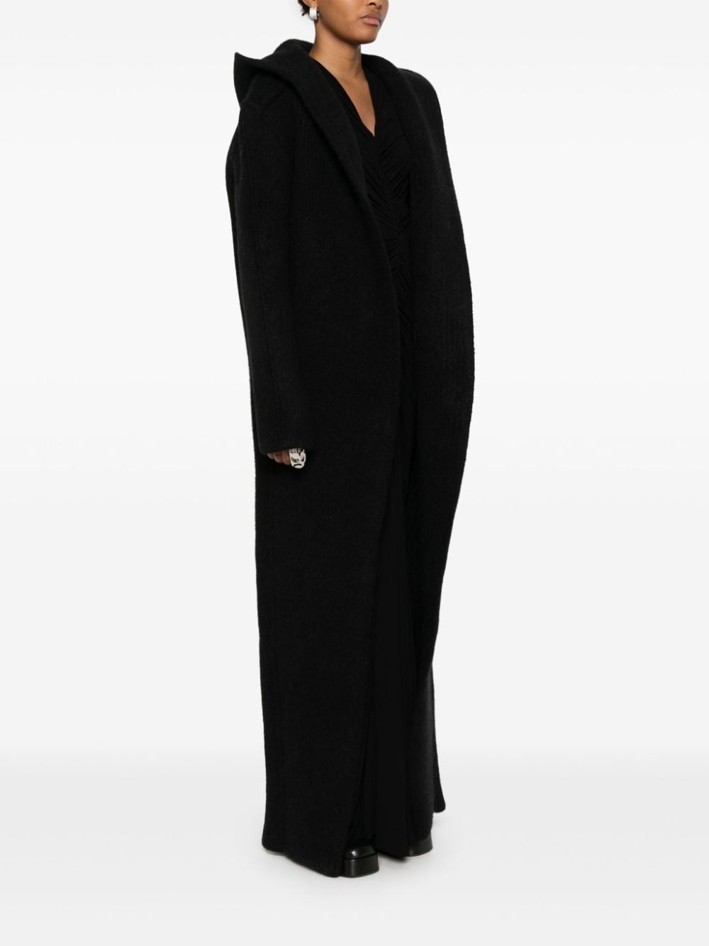 Robe hooded cardi-coat - 3