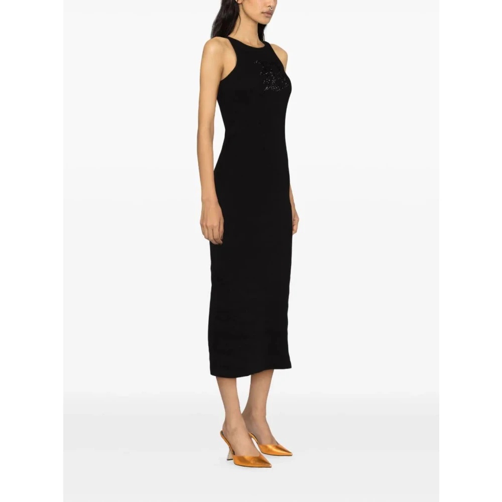 Blumarine ELEGANT BLACK MIDI DRESS | miinto | REVERSIBLE