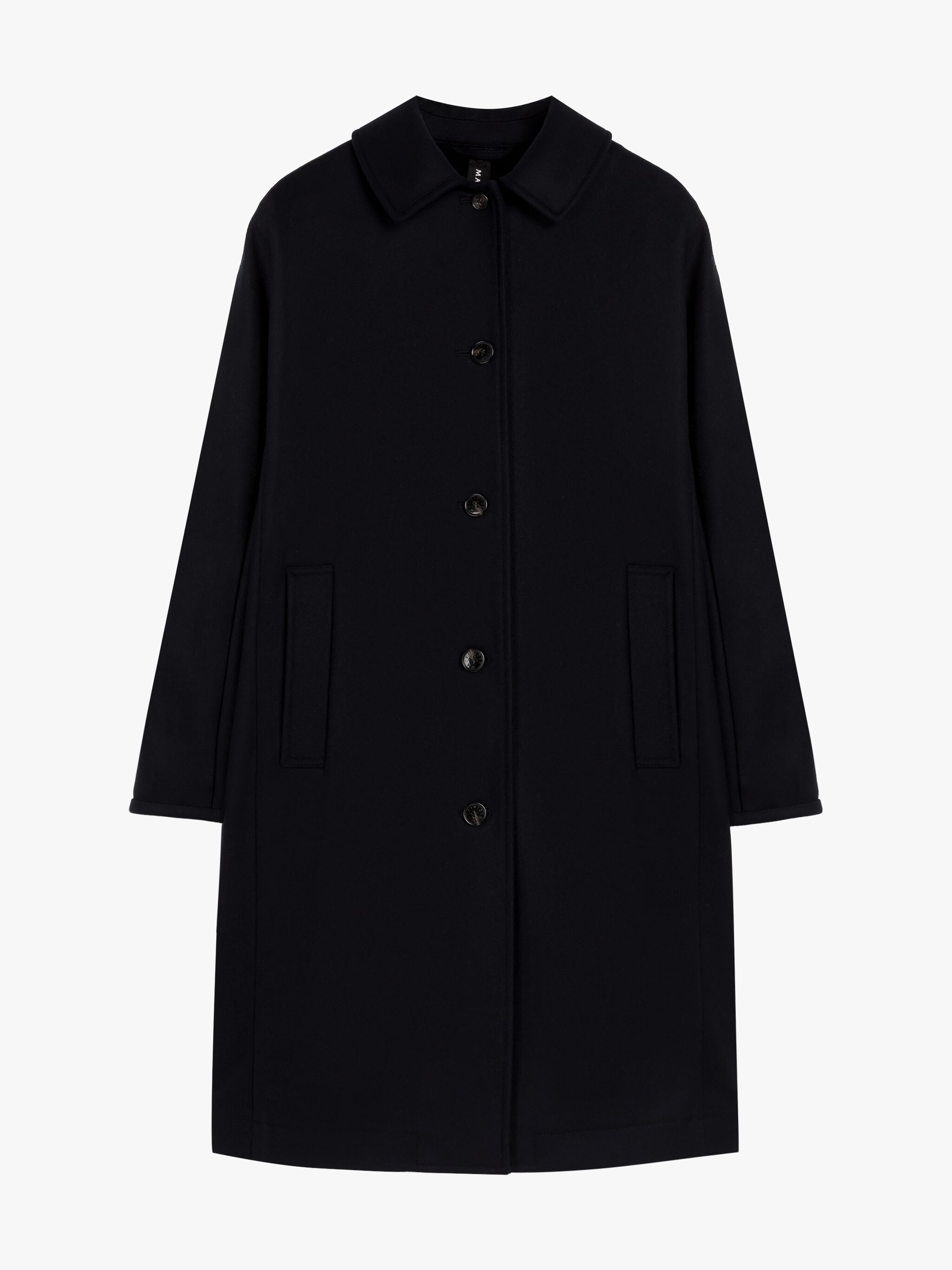 FAIRLIE BLACK WOOL COAT - 1