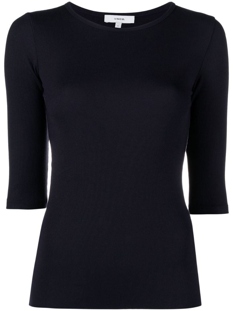 fine-ribbed top - 1