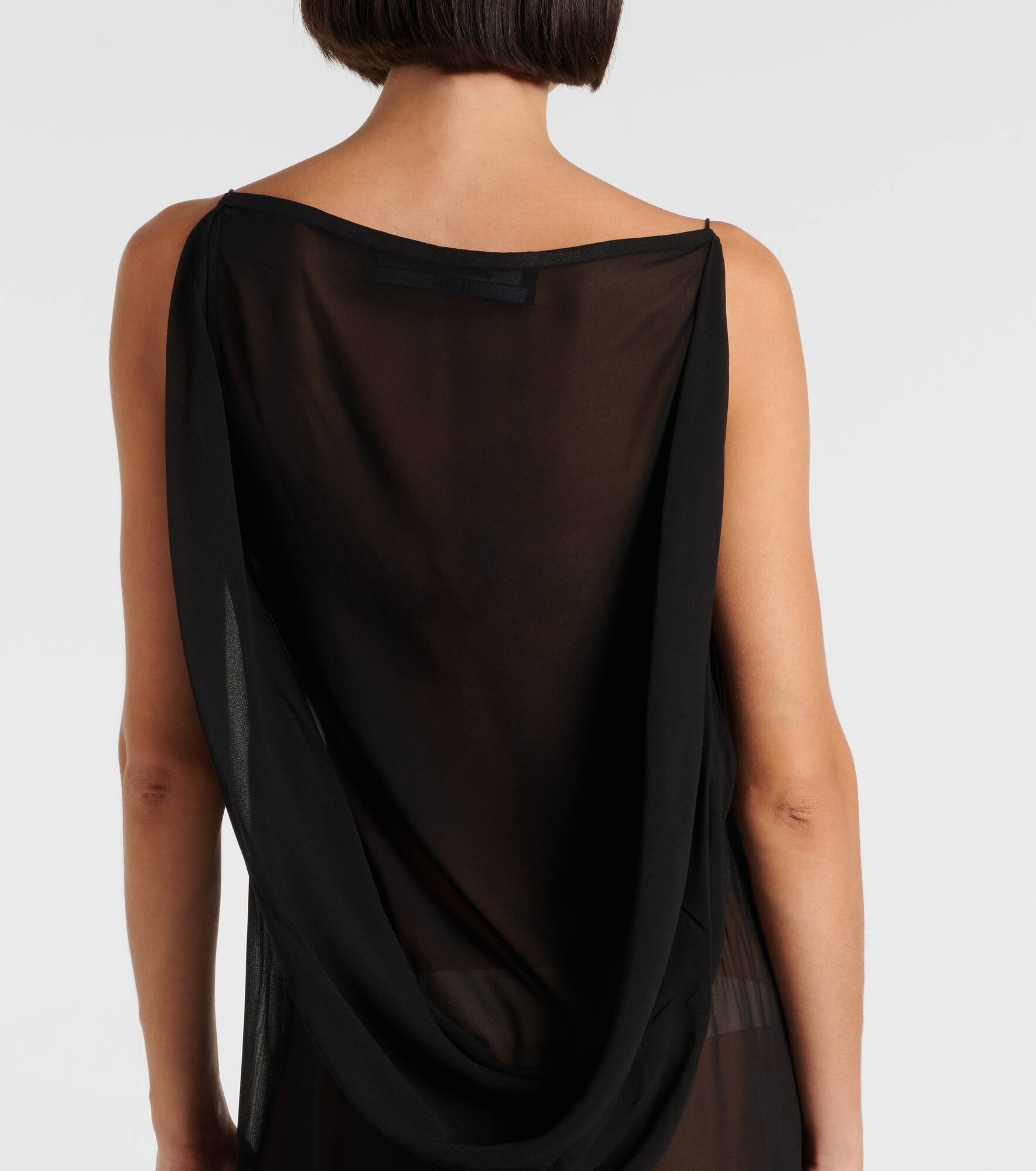 The Ameno silk-blend gown - 6