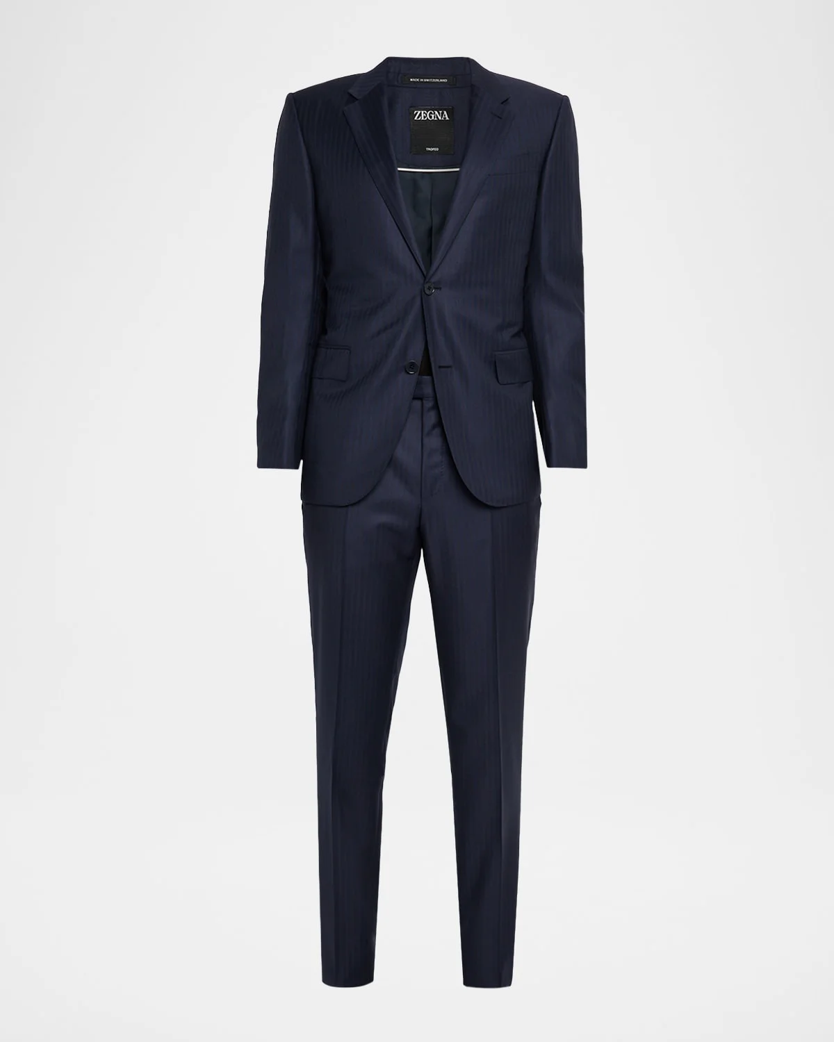Men's Trofeo Wool Tonal Stripe Two-Piece Suit - 1