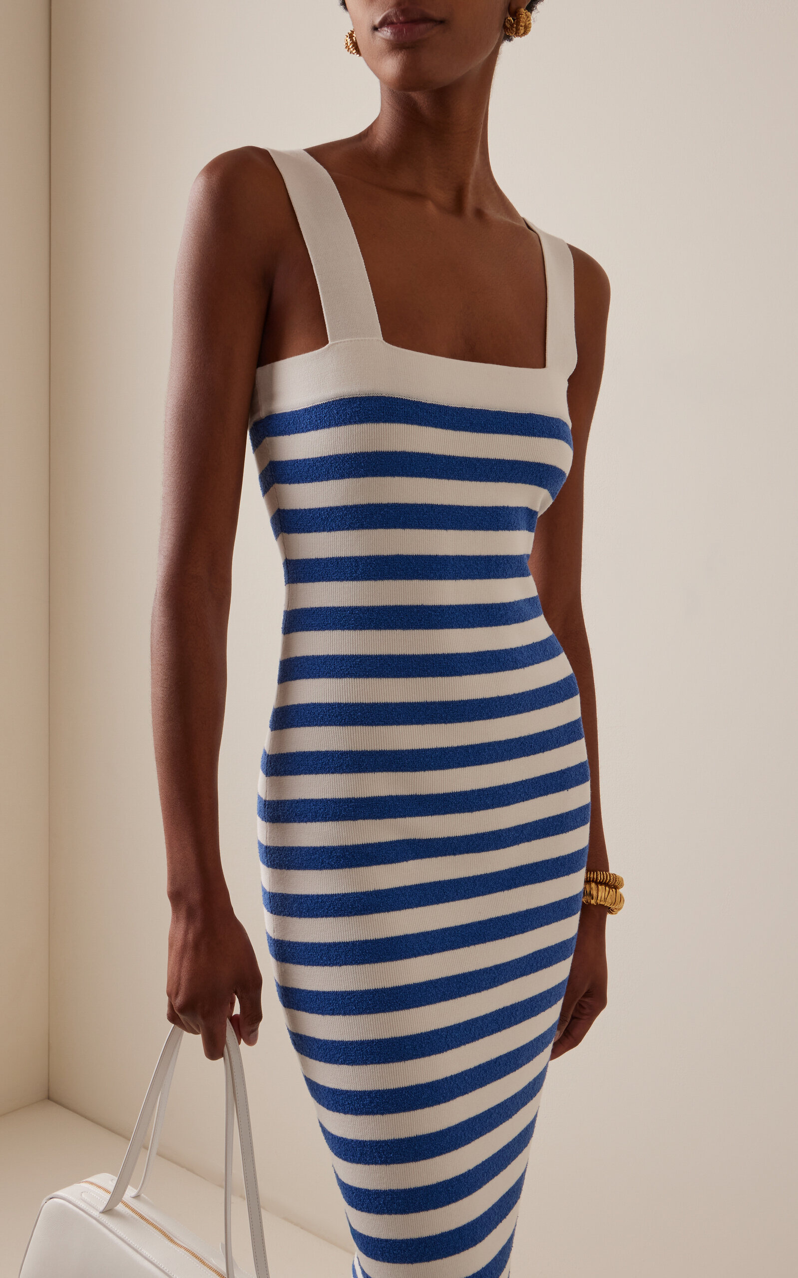 Ari Striped Knit Maxi Dress blue - 2