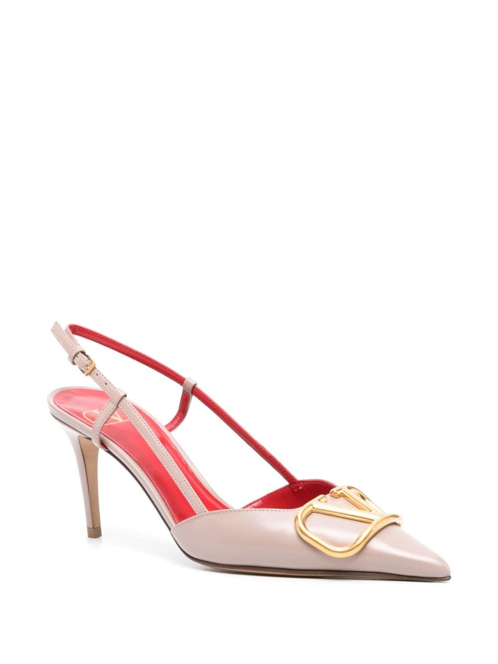 VLogo Signature 80mm slingback pumps - 2