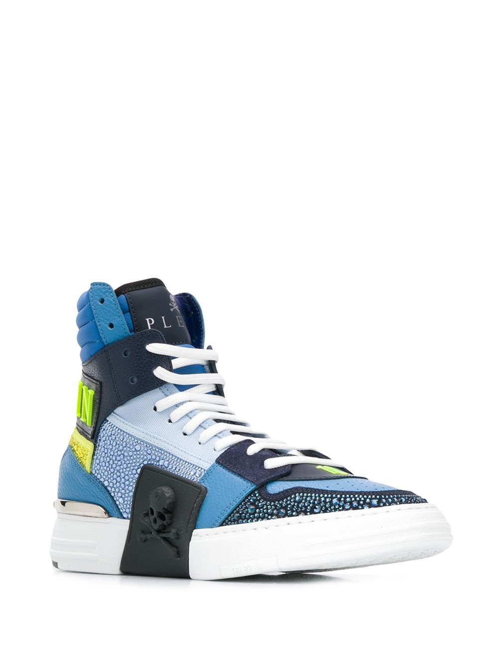 logo colour-block sneakers - 2