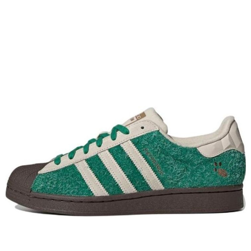 Melting Sadness x adidas originals Superstar Karoro Hole 'Green White Black' H06341 - 1