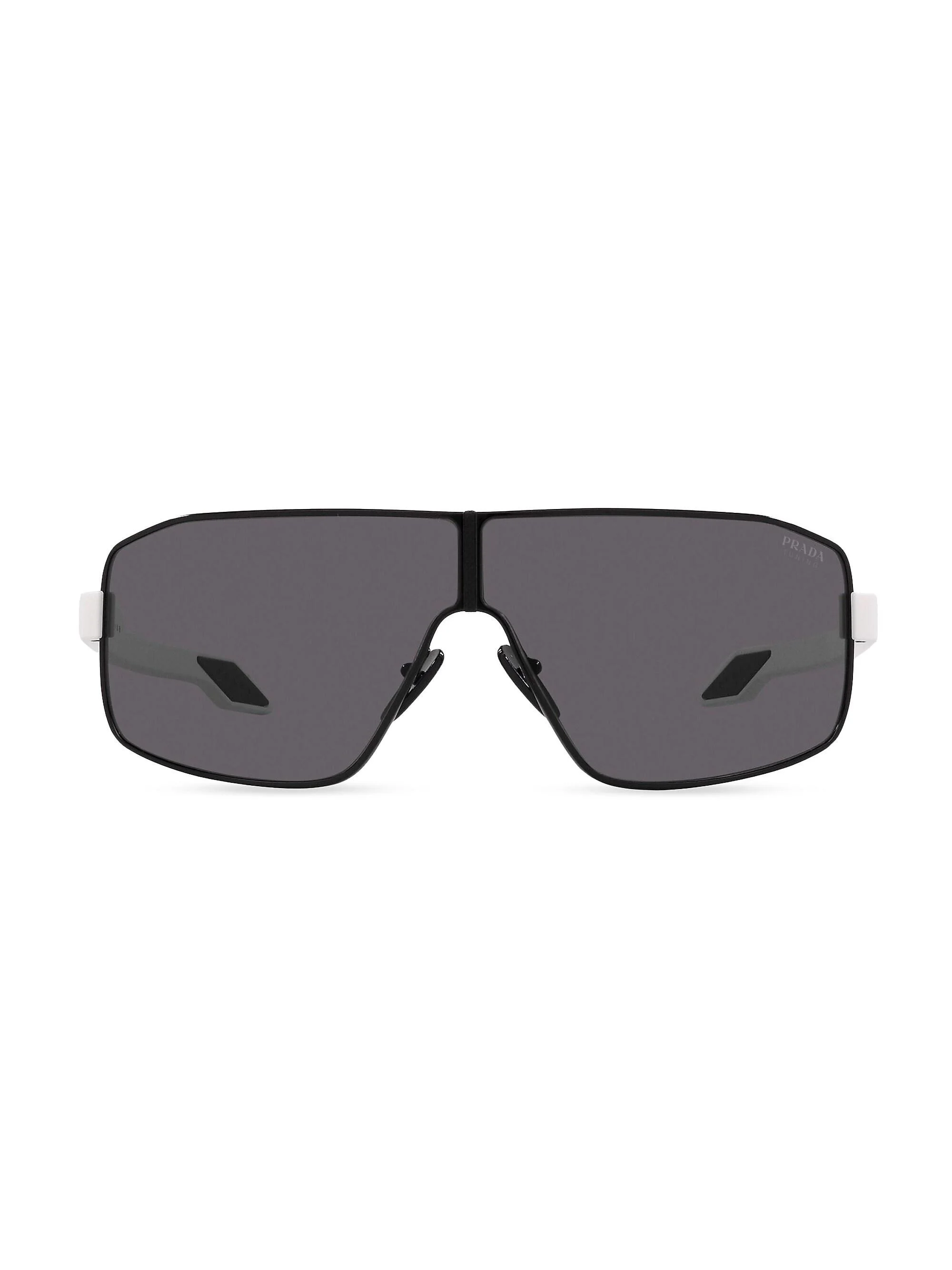Men's PS 54YS 74 Sunglasses - Black - 1