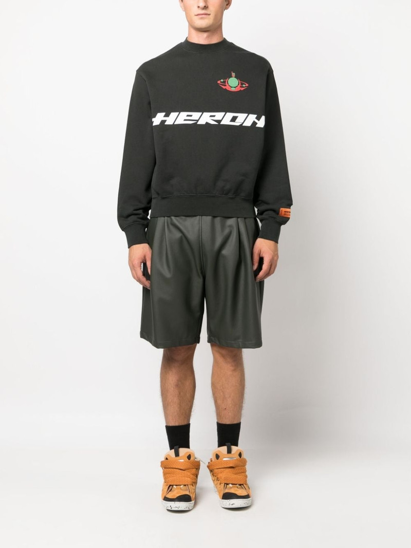 Heron Preston HP Burn crew-neck sweatshirt outlook