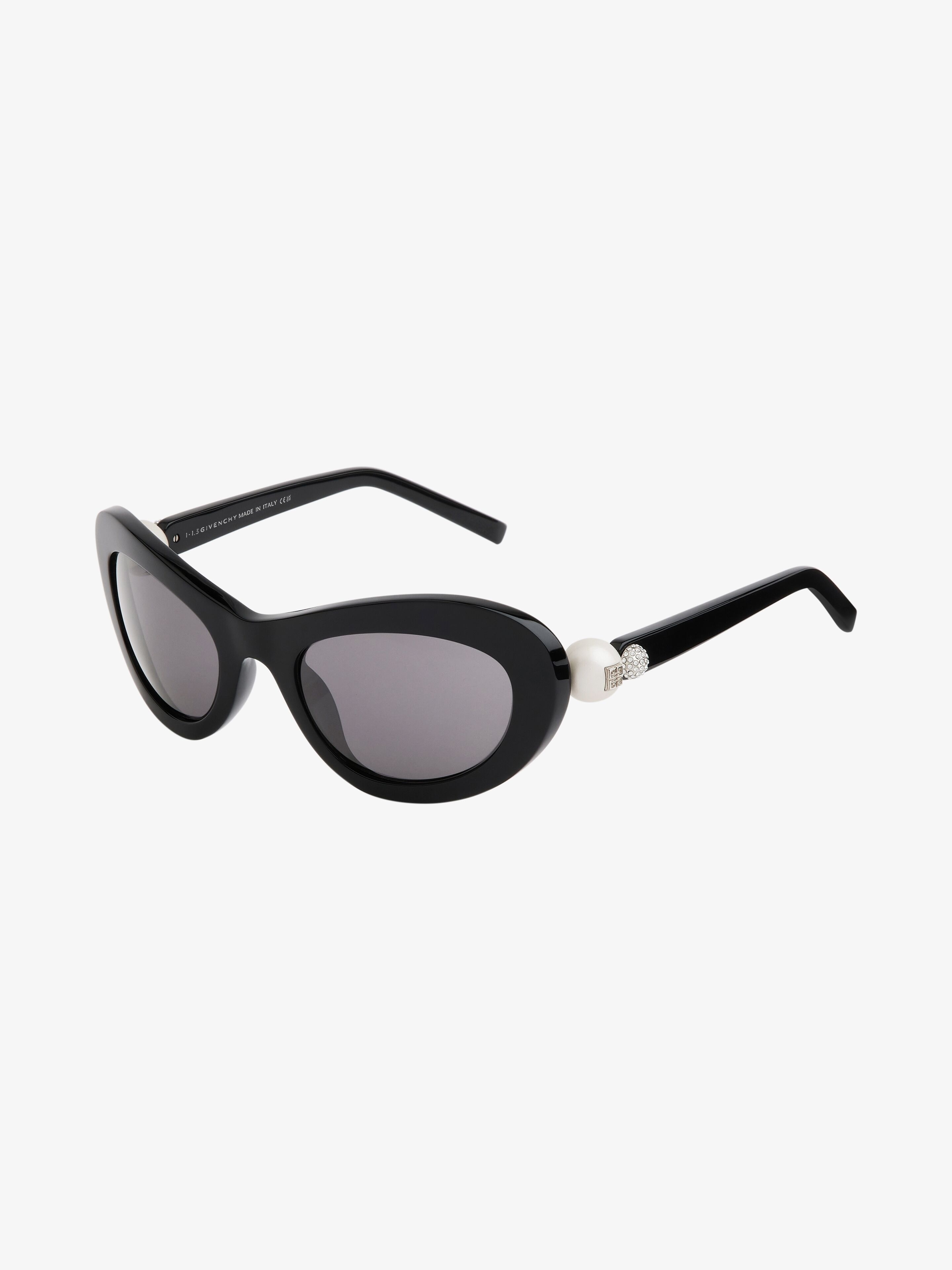 4G PEARL SUNGLASSES IN ACETATE WITH CRYSTALS - 1