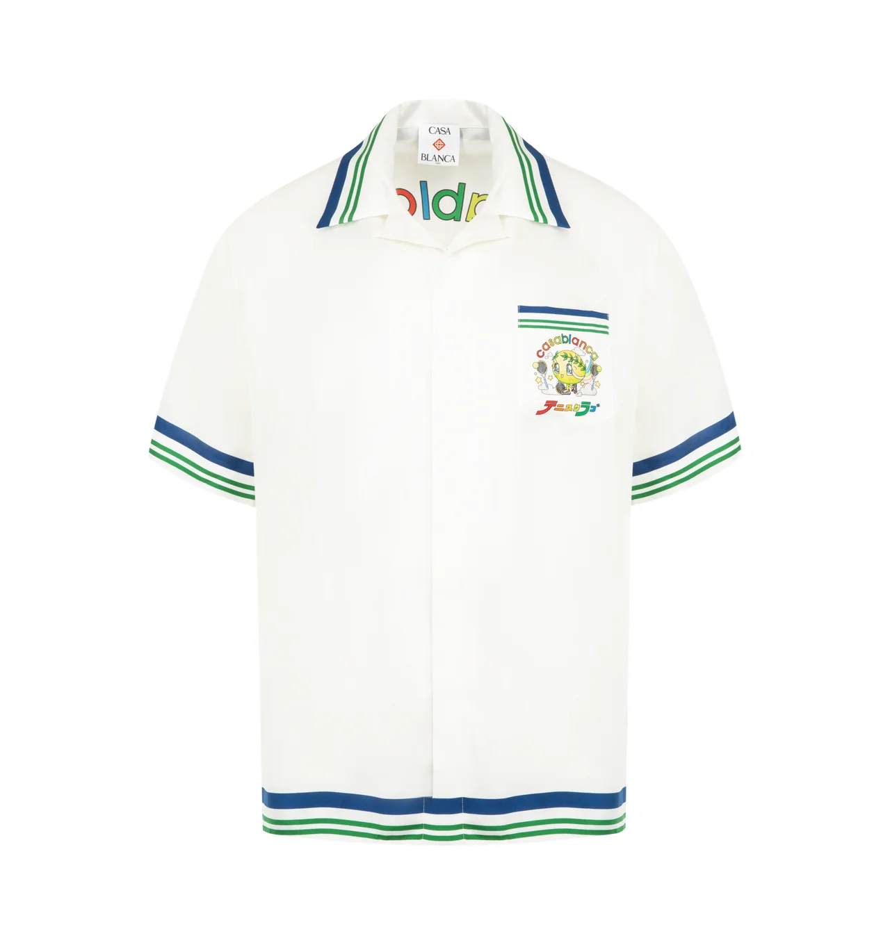 SILK TWILL BUTTON DOWN SHIRT - 1