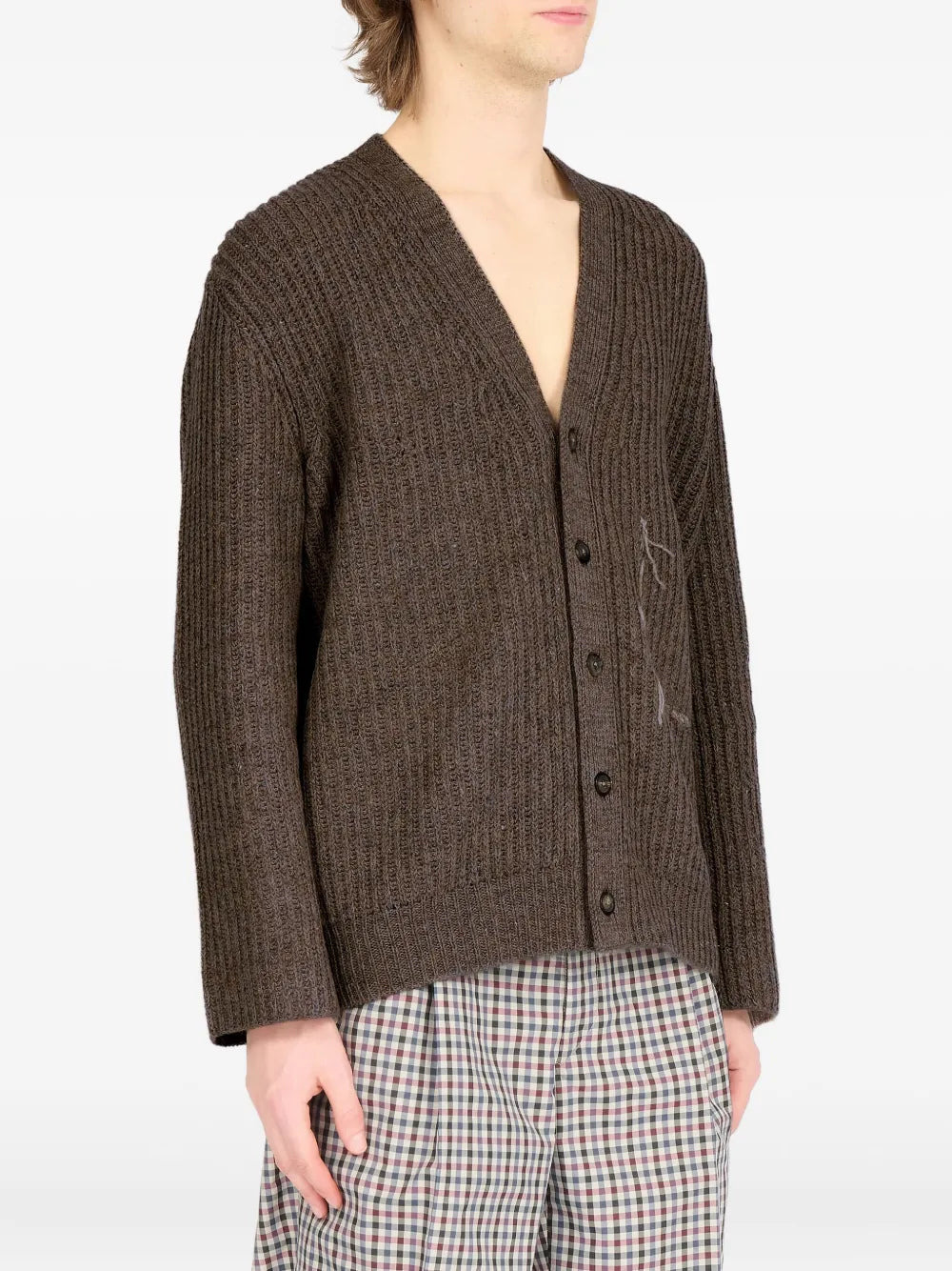 Ribbed Wool Cardigan - 3