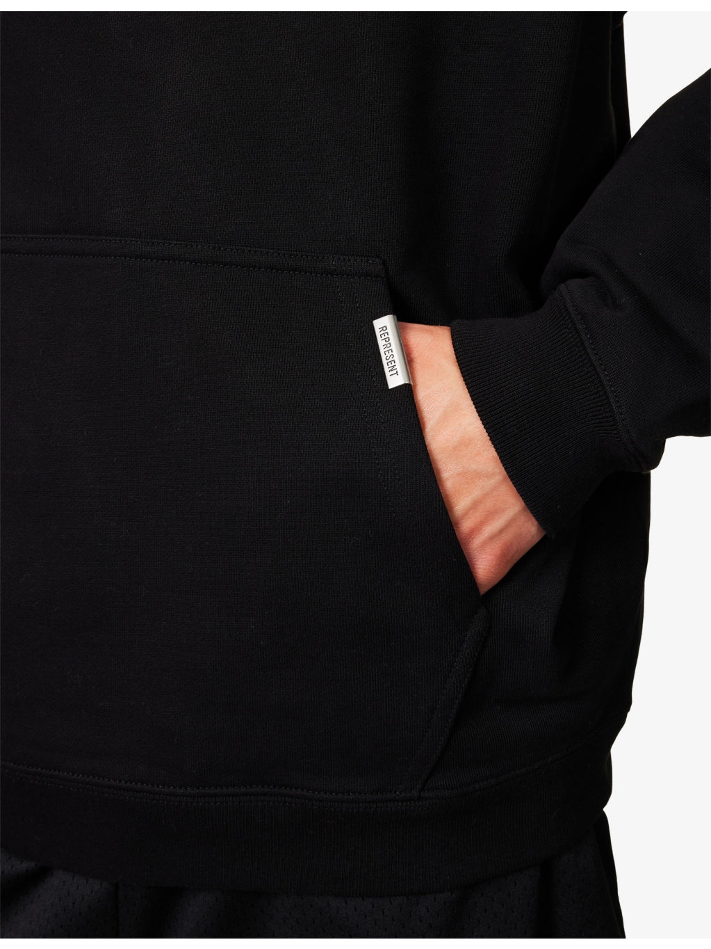 Embroidered-Initial Oversized Cotton-Jersey Hoody - 5