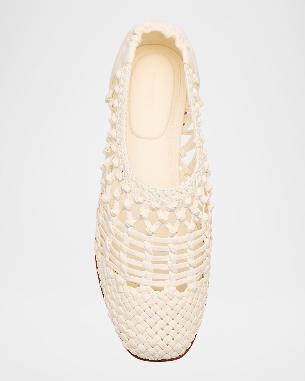 Eden Woven Leather Ballerina Flats - 5