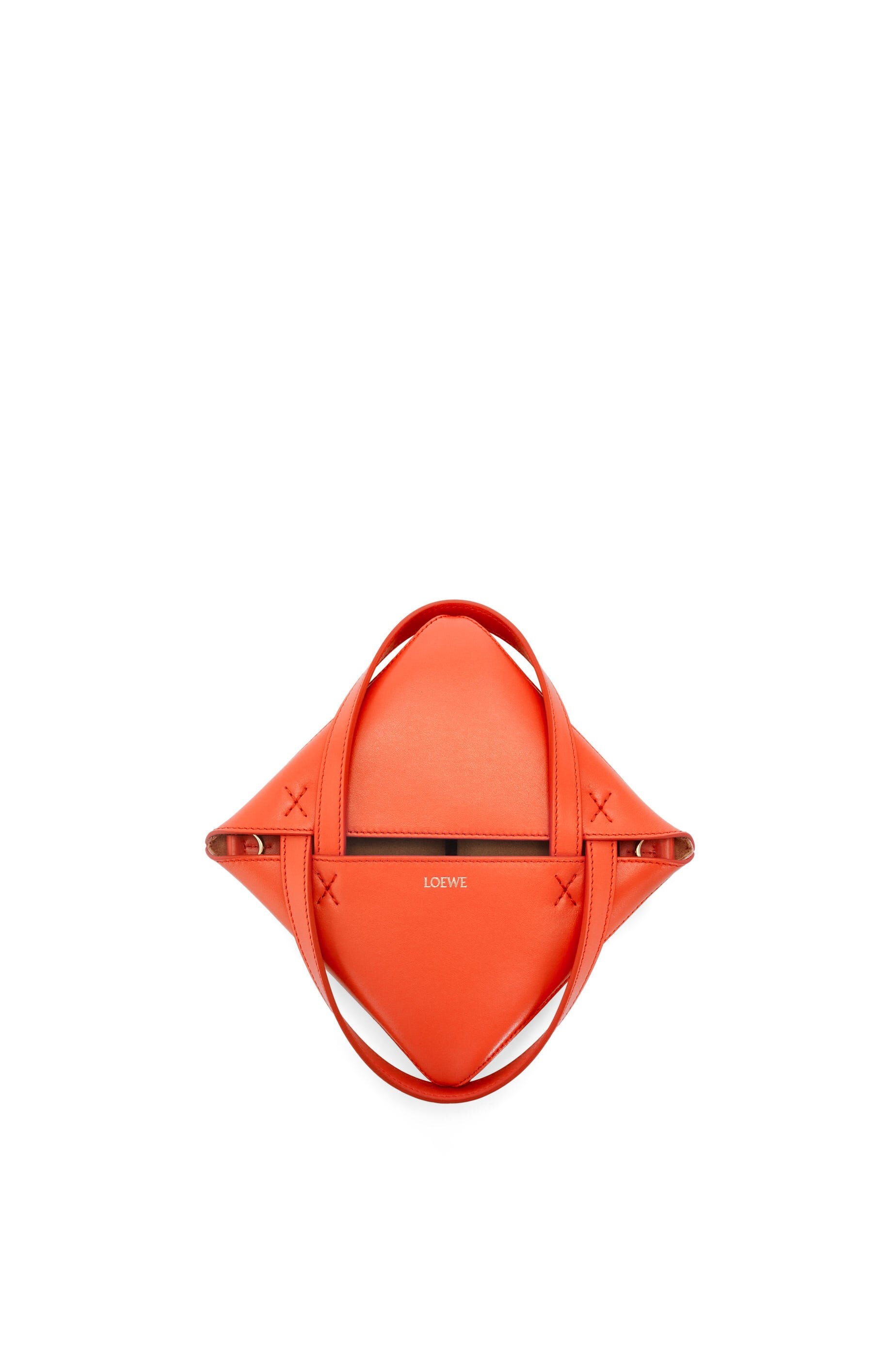 Mini Puzzle Fold Tote in shiny calfskin - 9