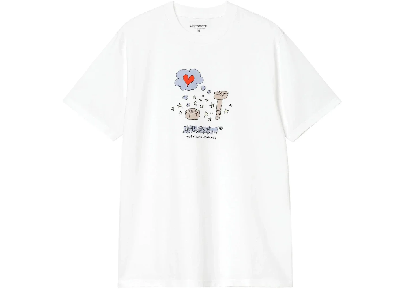 Carhartt WIP Work Life Romance T-shirt White - 1