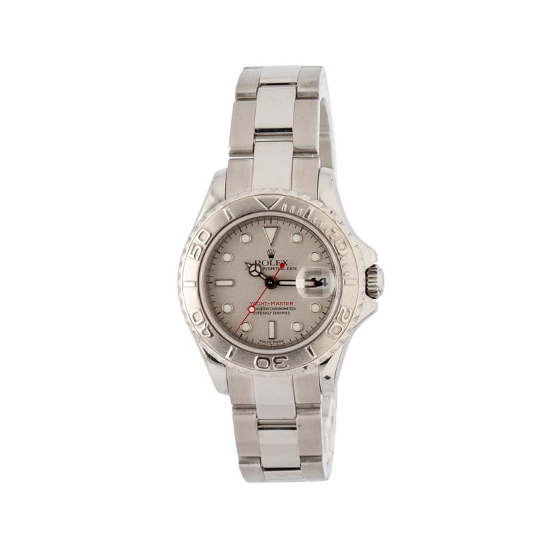 Pre-owned Ladies Rolex Yacht-Master 169622 Platinum - 2