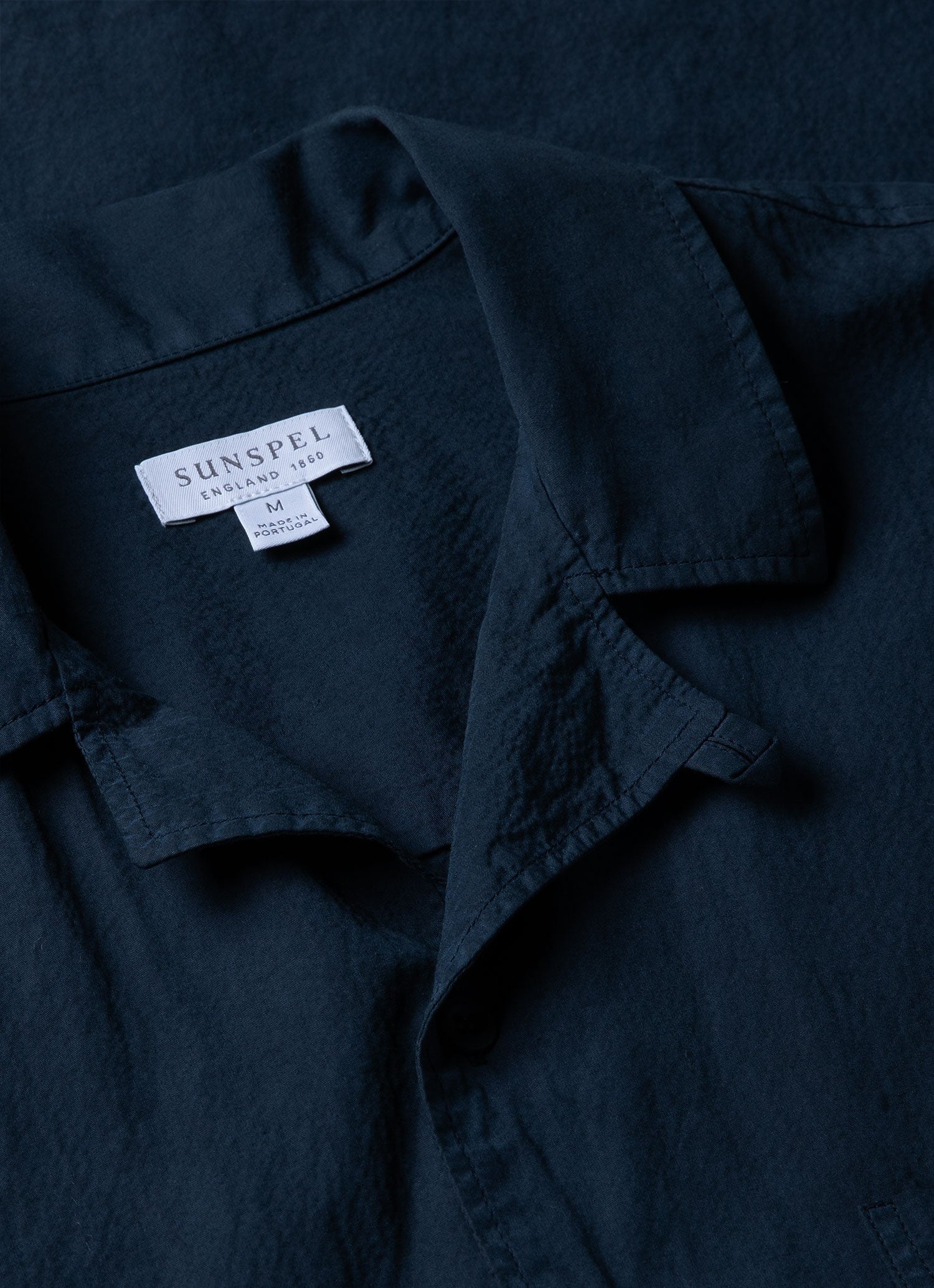 Seersucker Camp Collar Shirt - 4