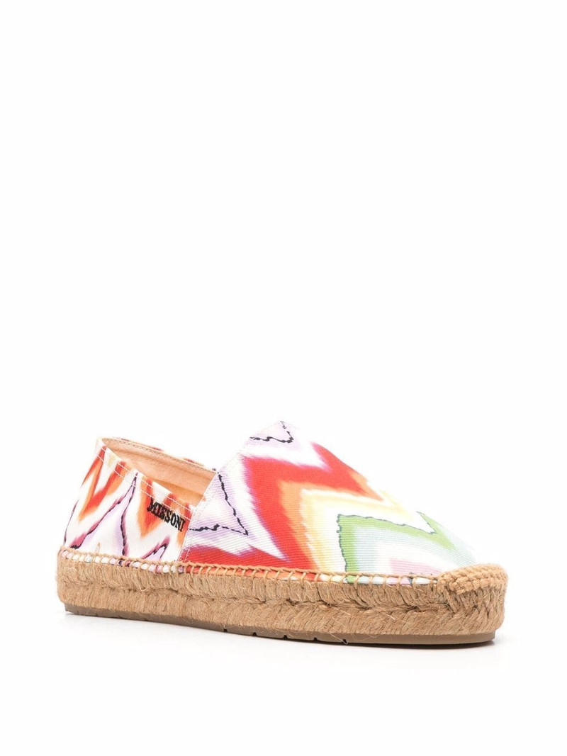 Missoni zigzag-print flat espadrilles outlook
