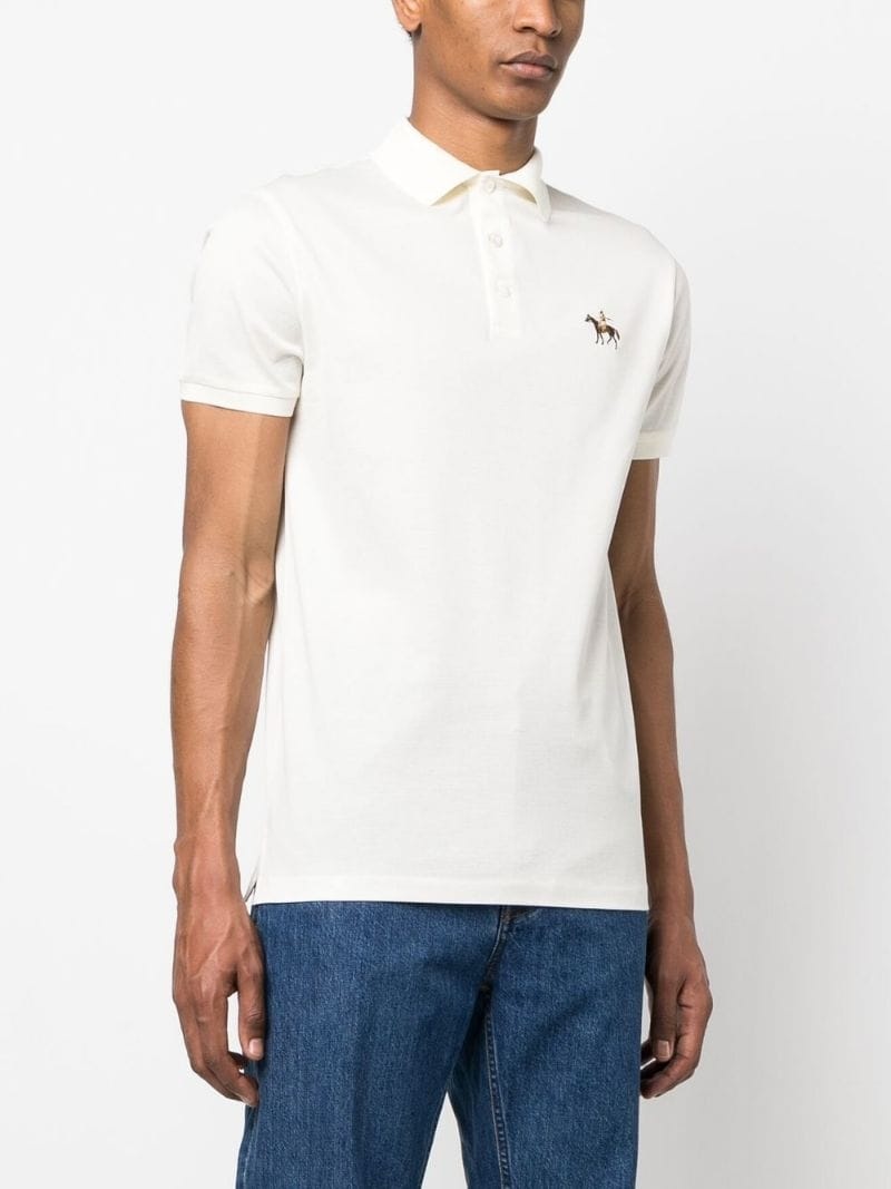 Polo-motif polo shirt - 6