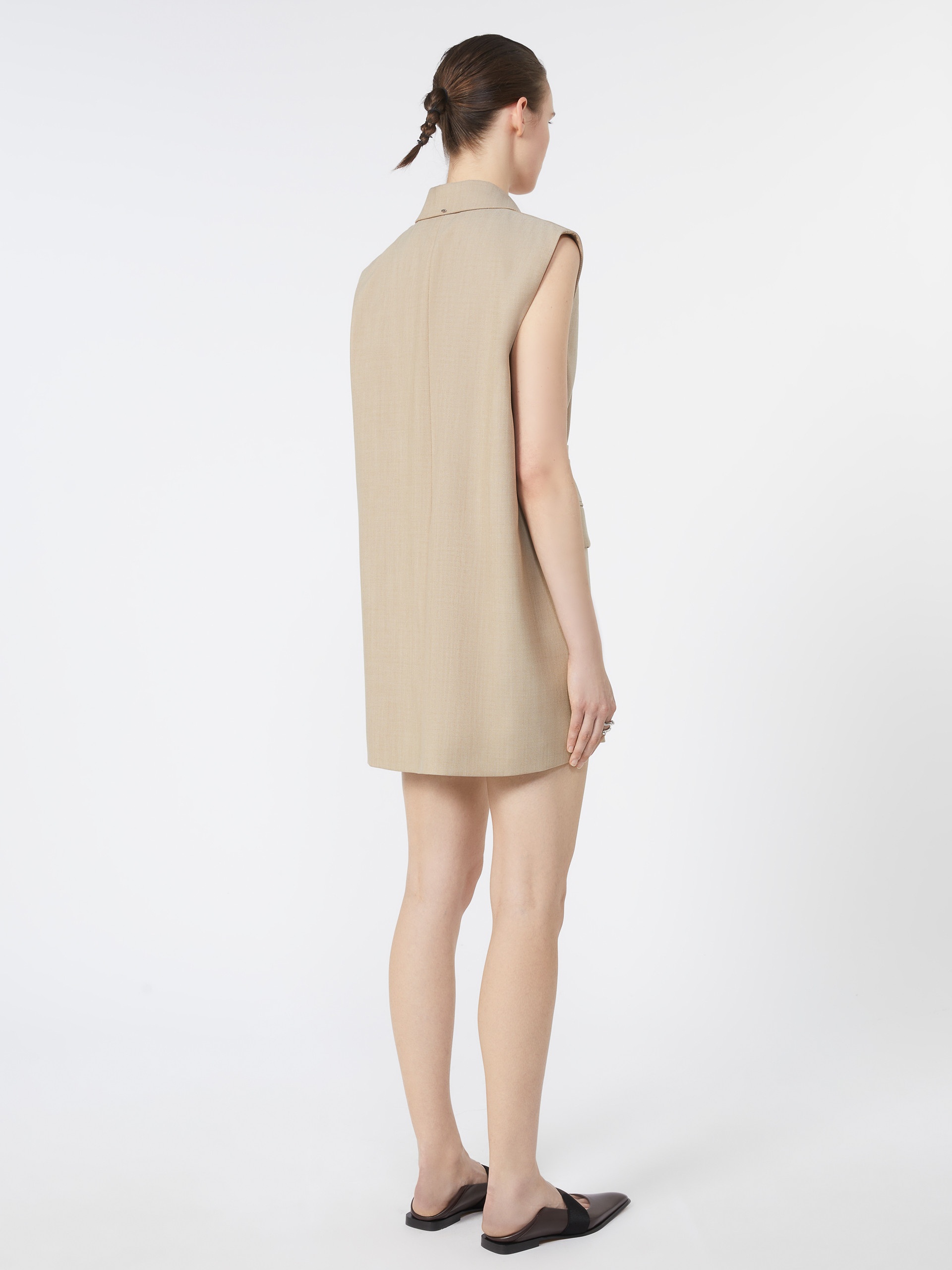 CIURMA Long sleeveless blazer - 4