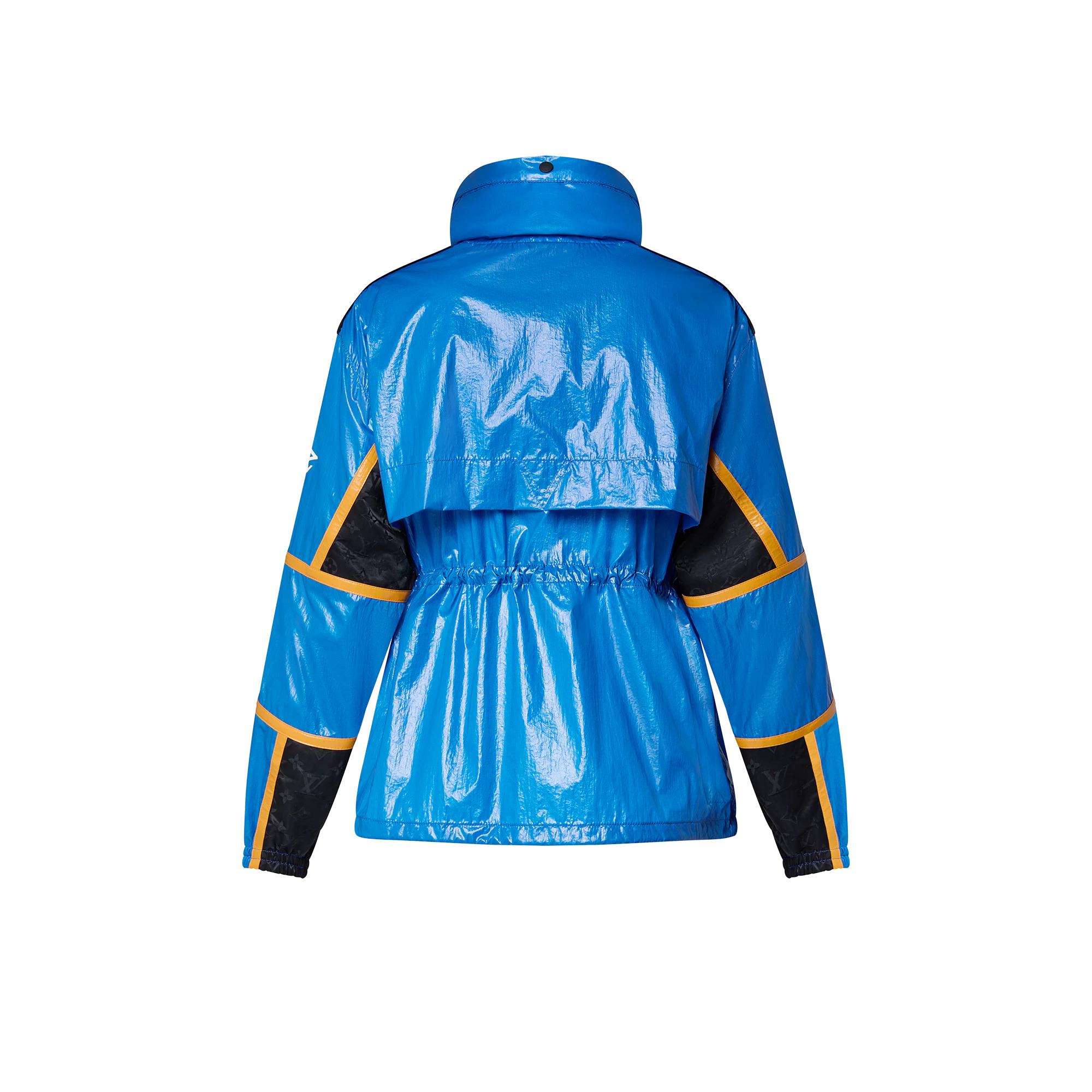 Graphic Zipper Accent Windbreaker - 3