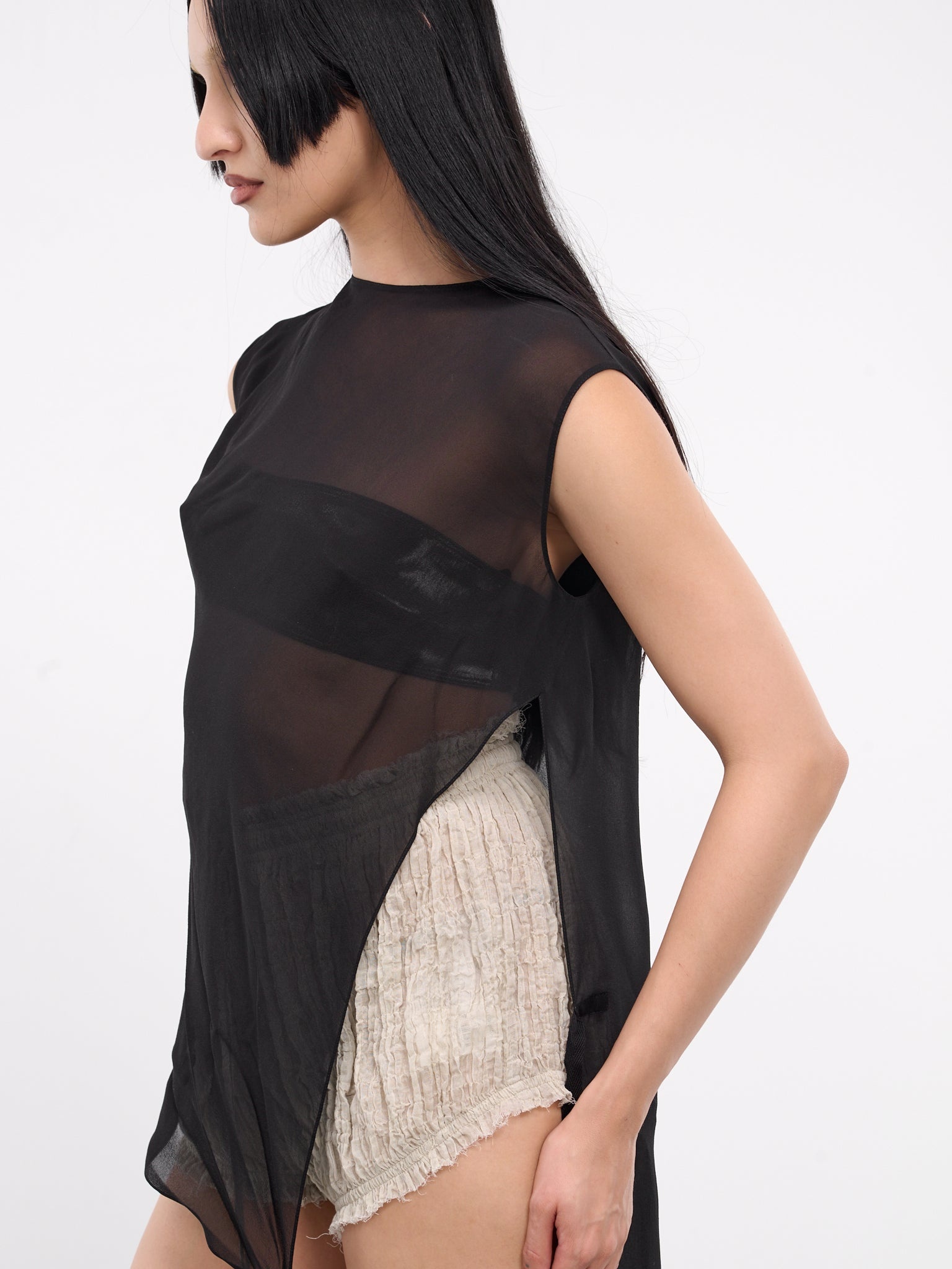 Zira Asymmetric Draped Top - 5