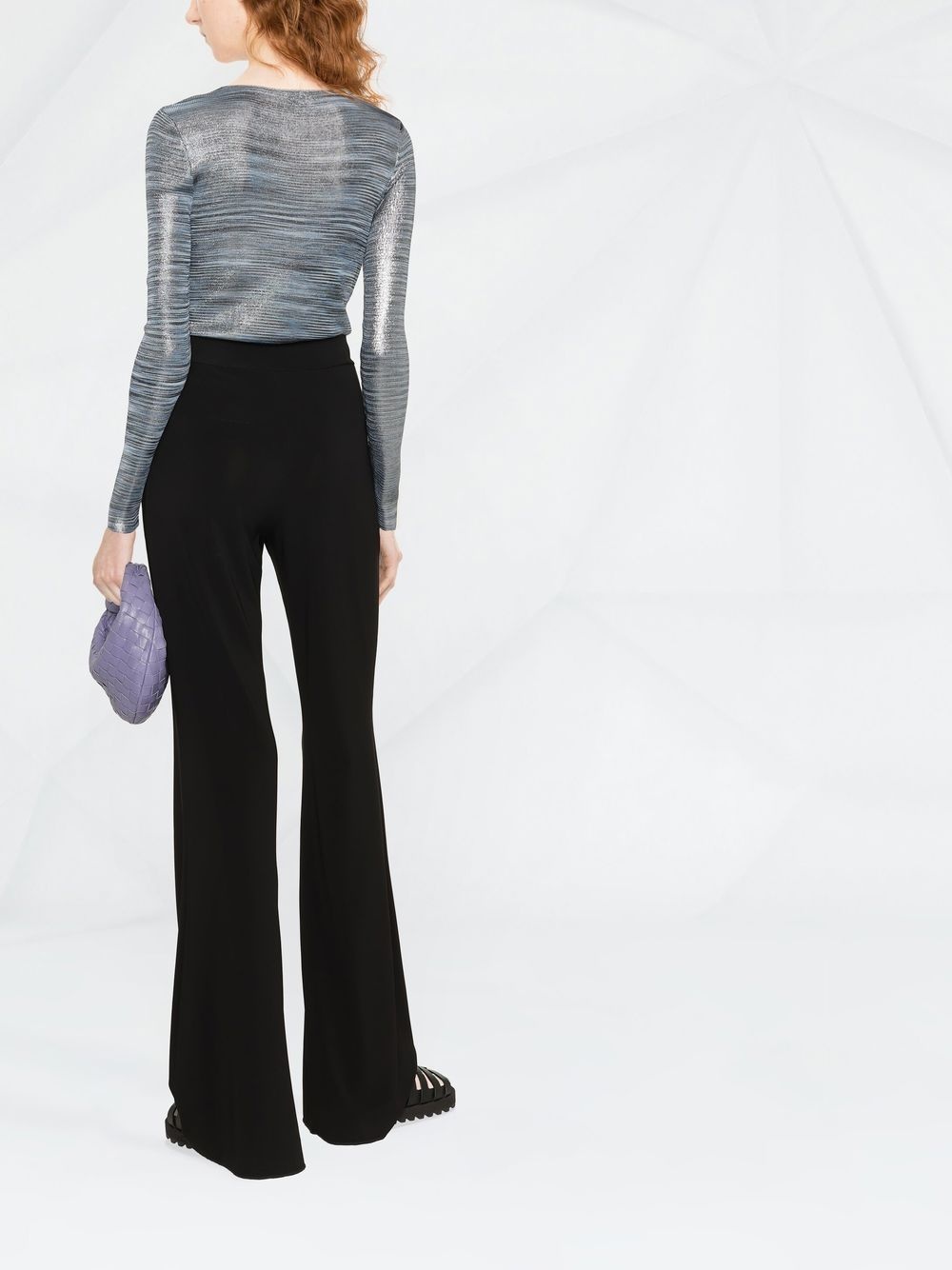 long-sleeve knitted top - 4