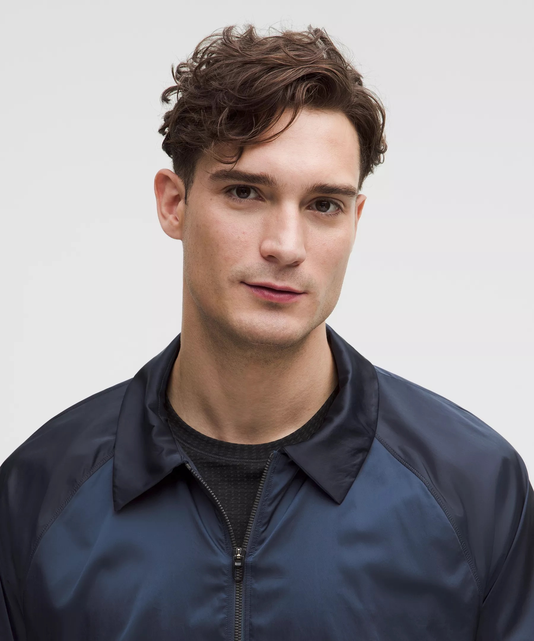 Stretch Satin Nylon Track Jacket - 4
